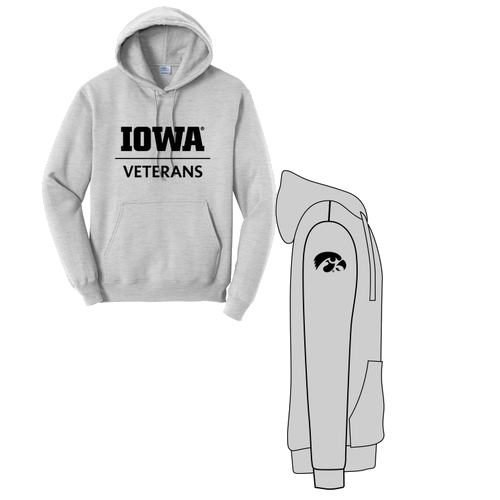 Port and Company Core Fleece Pullover Hooded Sweatshirt -- Ash