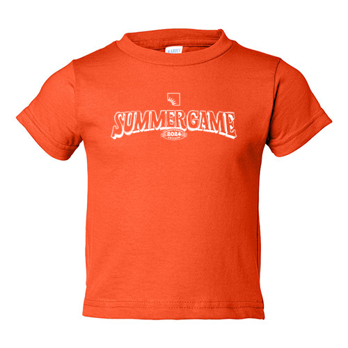 Rabbit Skins Short Sleeve Tee Toddler -- Orange, Bicentennial Logo