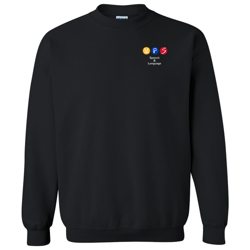 Gildan Heavy Blend Crew Neck Sweatshirt -- Black