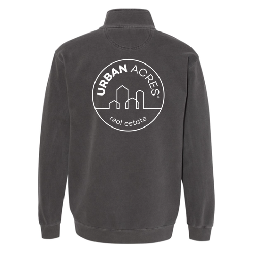 Comfort Colors Adult Quarter Zip Sweatshirt -- Pepper