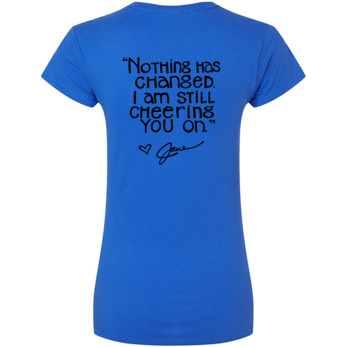 Gildan Ladies Fashion Fit T-Shirt -- Royal