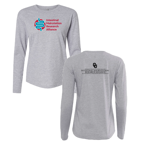 Next Level Women's Cotton Relaxed Long Sleeve T-Shirt -- Heather Grey