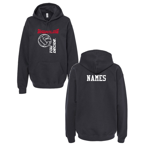 Gildan Adult Softstyle Fleece Pullover Hooded Sweatshirt -- Black