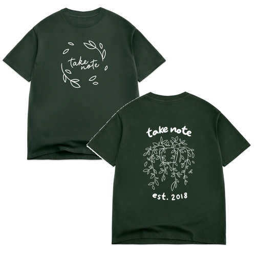 Cotton Collective Oversized Crop S/S Tee 7.5 oz -- Forest Green