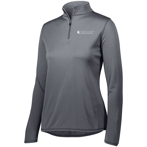 Women's Augusta Attain 1/4 Zip Pullover -- Graphite