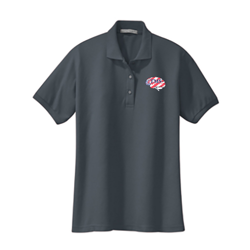 Port Authority Ladies Silk Touch Sport Shirt. -- Steel Grey -- eTMS