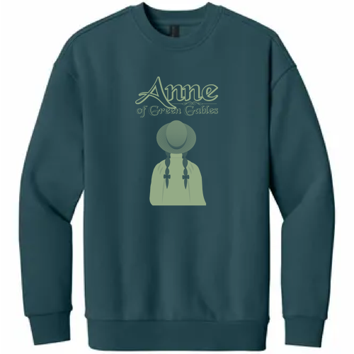 District V.I.T. Heavyweight Fleece Crew -- Deep Cyan