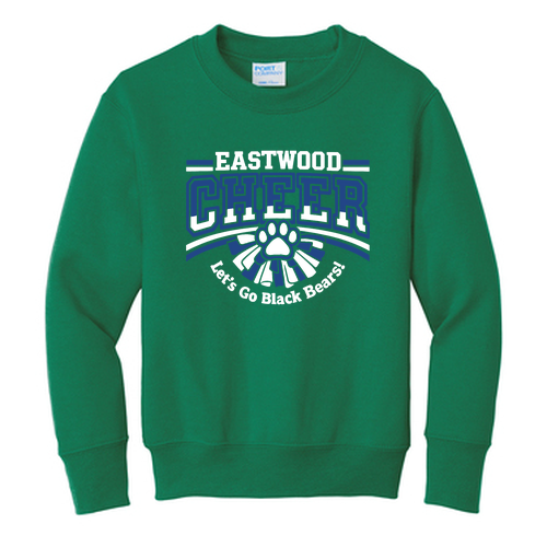 Youth Port and Company Crewneck Sweatshirt -- Kelly