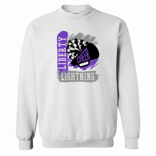 Gildan Heavy Blend Crew Neck Sweatshirt -- White