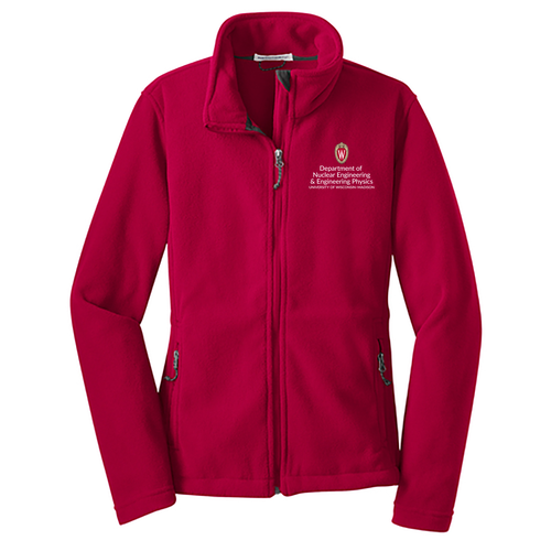 Port Authority Ladies Value Fleece Jacket Embroidered-- True Red