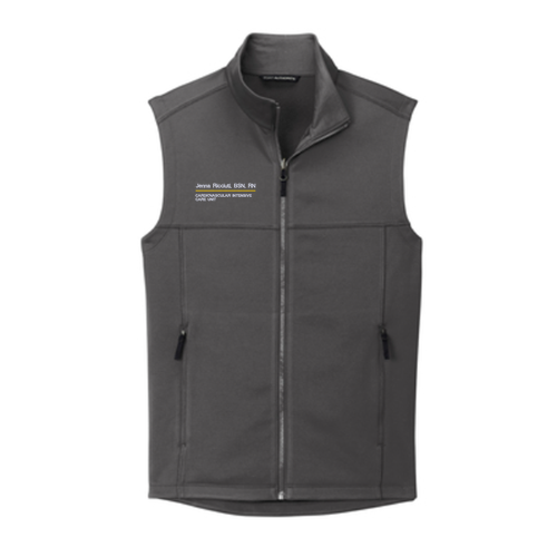 Port Authority Collective Smooth Fleece Vest -- Graphite