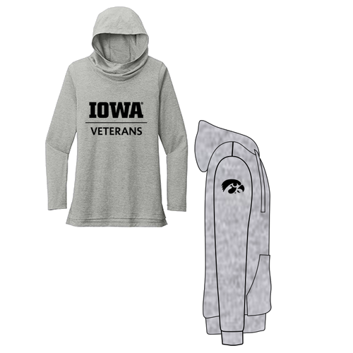Sport-Tek Ladies PosiCharge Tri-Blend Wicking Long Sleeve Hoodie -- Light Grey Heather