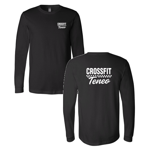 Bella Canvas Soft Fitted Jersey Longsleeve Tee -- Black