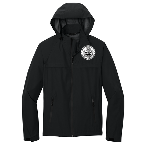 Embroidered Port Authority Torrent Waterproof Jacket -- Black