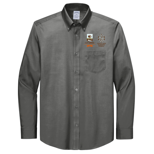 Brooks Brothers Wrinkle-Free Stretch Pinpoint Shirt -- Deep Black