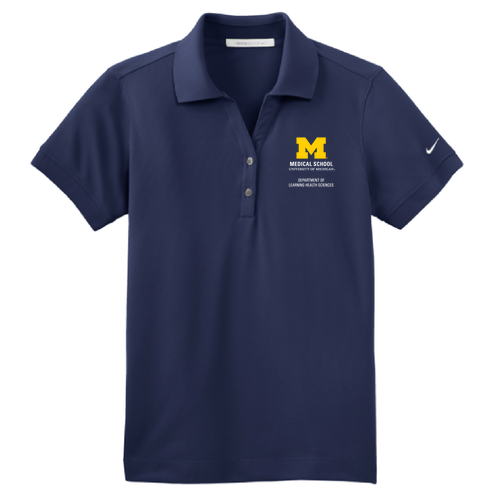 Ladies Nike Golf Dri-Fit Classic Polo -- Midnight Navy