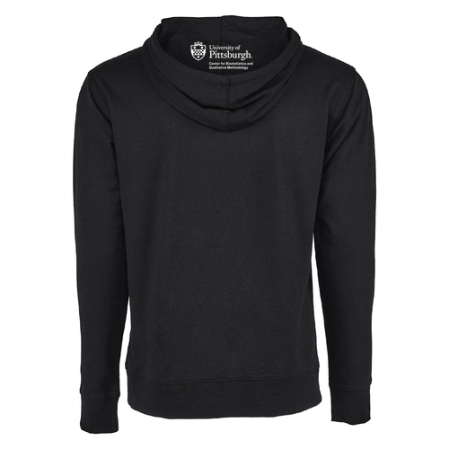 Next Level French Terry Hooded Pullover -- Black/ Black