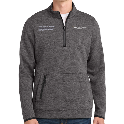 Sport-Tek Triumph 1/4-Zip Pullover -- Dark Grey Heather
