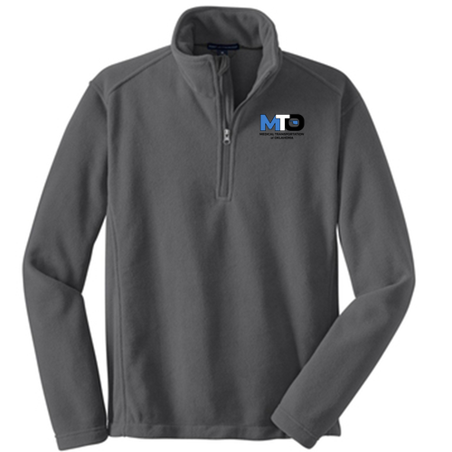 MTO Port Authority Value Fleece 1/4 Zip Pullover -- Iron Grey