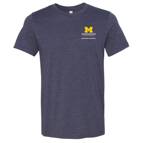 Mens/Unisex Bella Canvas Soft Fitted Heather T-Shirt -- Heather Midnight Navy