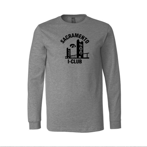 Bella+Canvas Unisex Heather Cvc Long Sleeve Tee- Heathers -- Deep Heather