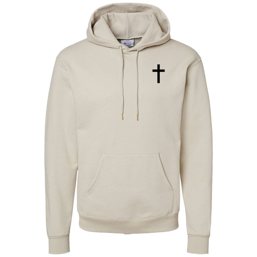 Champion Powerblend Adult Hooded Sweatshirt -- Sand