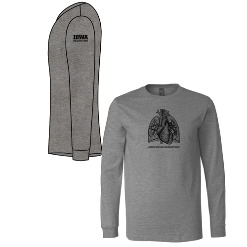Bella+Canvas Unisex Heather Cvc Long Sleeve Tee- Heathers -- Deep Heather