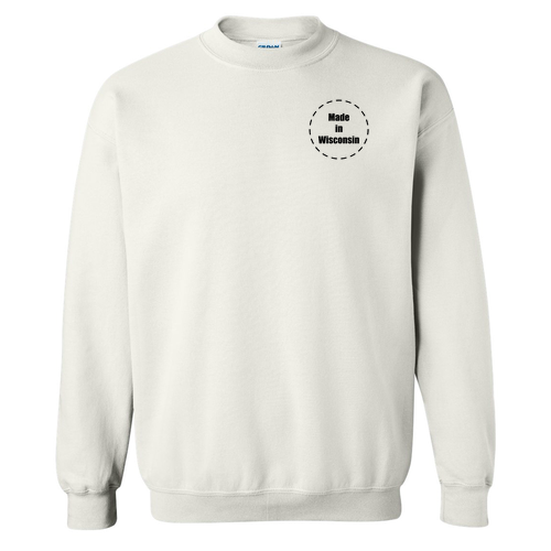 Gildan Heavy Blend Crew Neck Sweatshirt -- White