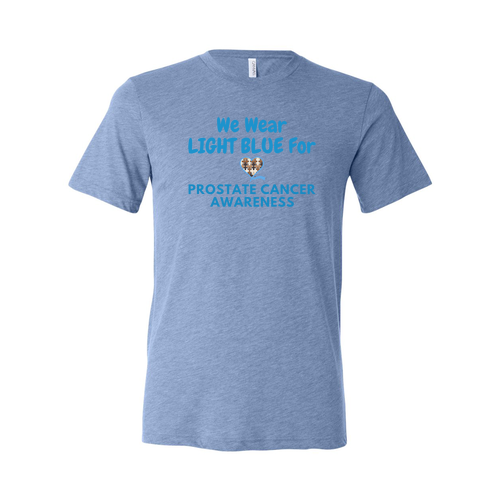 [HIDE] Prostate Cancer Awareness Triblend -- Blue Triblend