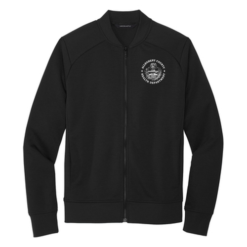 Mercer+Mettle Double-Knit Bomber -- Deep Black