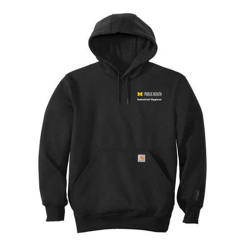 Mens/Unisex Carhartt Rain Defender Paxton Heavyweight Hooded Sweatshirt -- Black