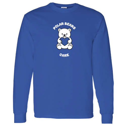 Gildan Heavy Cotton Longsleeve Basic T-Shirt -- Royal