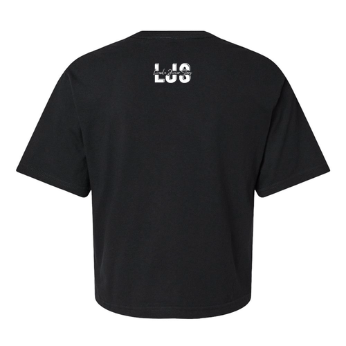 Ladies' Boxy LJS Tee -- Black