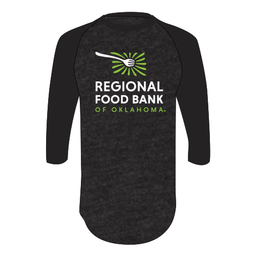 Next Level Unisex Tri-Blend 3/4 Sleeve Raglan -- Vintage Black / Premium Heather