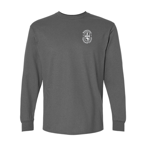 Gildan Ultra Cotton Longsleeve Basic T-Shirt -- Charcoal