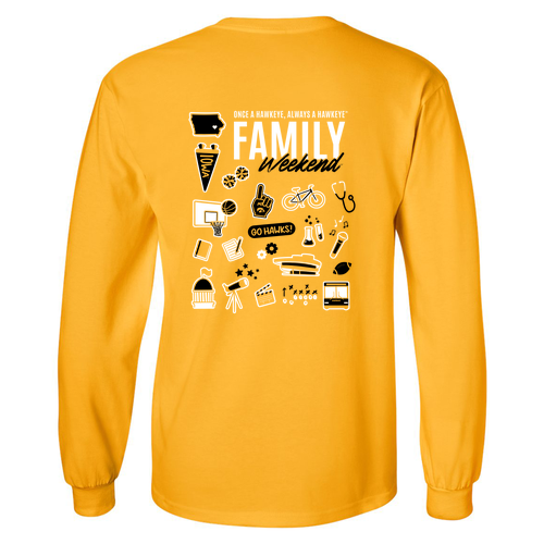 Gildan Ultra Cotton Longsleeve Basic T-Shirt -- Gold