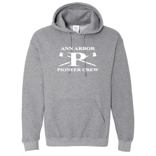 Mens/Unisex Gildan Heavy Blend Hooded Sweatshirt -- Graphite Heather