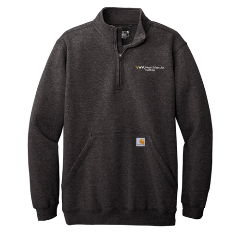 Carhartt Midweight 1/4-Zip Mock Neck Sweatshirt -- Carbon Heather
