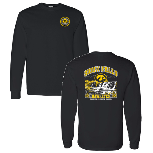 Crest Gildan Heavy Cotton Longsleeve Basic T-Shirt -- Black