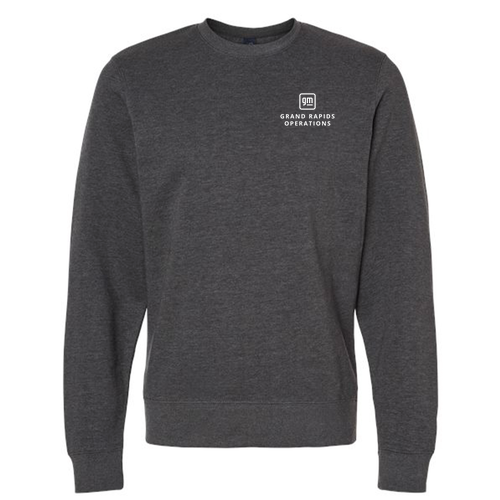 J. America BTB Fleece Crewneck Sweatshirt -- Charcoal Heather