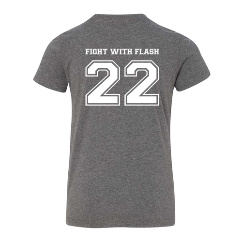 YOUTH Bella Canvas Heather CVC Short Sleeve Tee -- Deep Heather