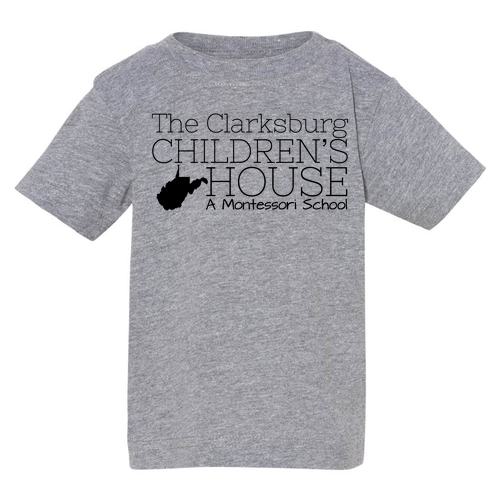 Rabbit Skins Infant Fine Jersey T-Shirt -- Granite Heather