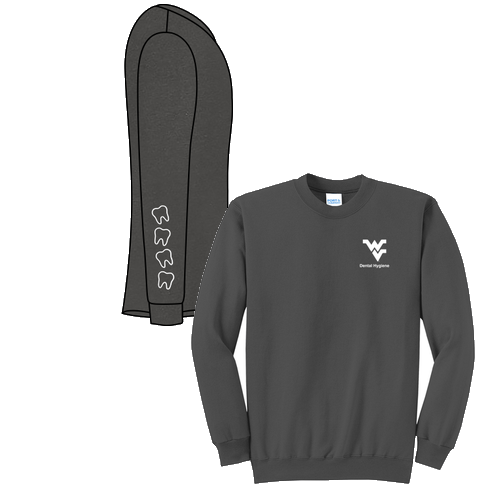 Port and Company Classic Crewneck Sweatshirt -- Charcoal