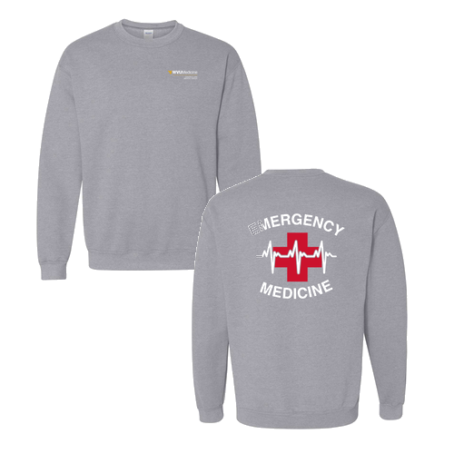 Gildan Heavy Blend Crew Neck Sweatshirt -- Sport Grey