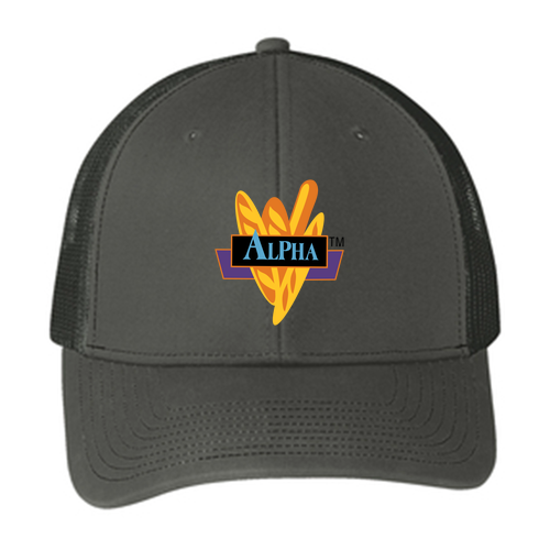 Snapback Trucker Hat -- Grey Steel