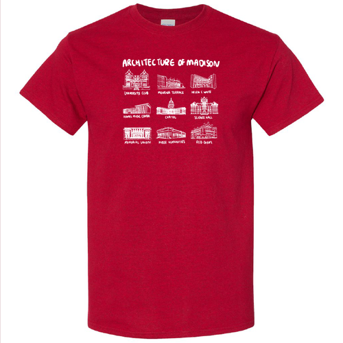 Gildan Heavy Cotton Basic T-Shirt -- Antique Cherry Red