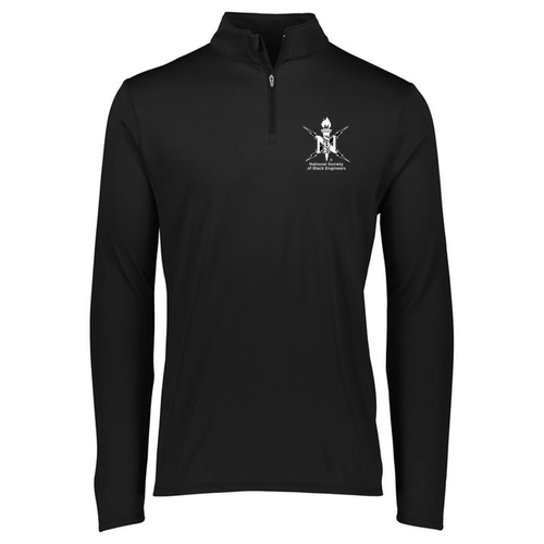Augusta Attain Quarter Zip Pullover -- Black