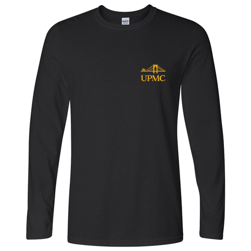 Gildan Softstyle Longsleeve T Shirt -- Black