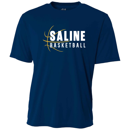 A4 Youth Cooling Performance Short Sleeve Tee -- Navy