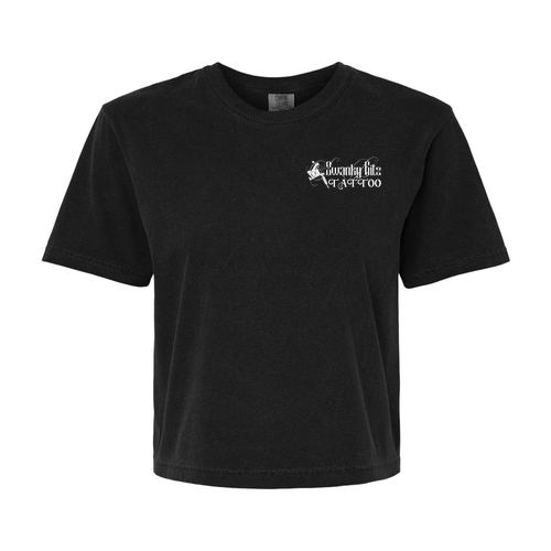 Comfort Color Lady's Heavyweight Boxy Tee -- Black